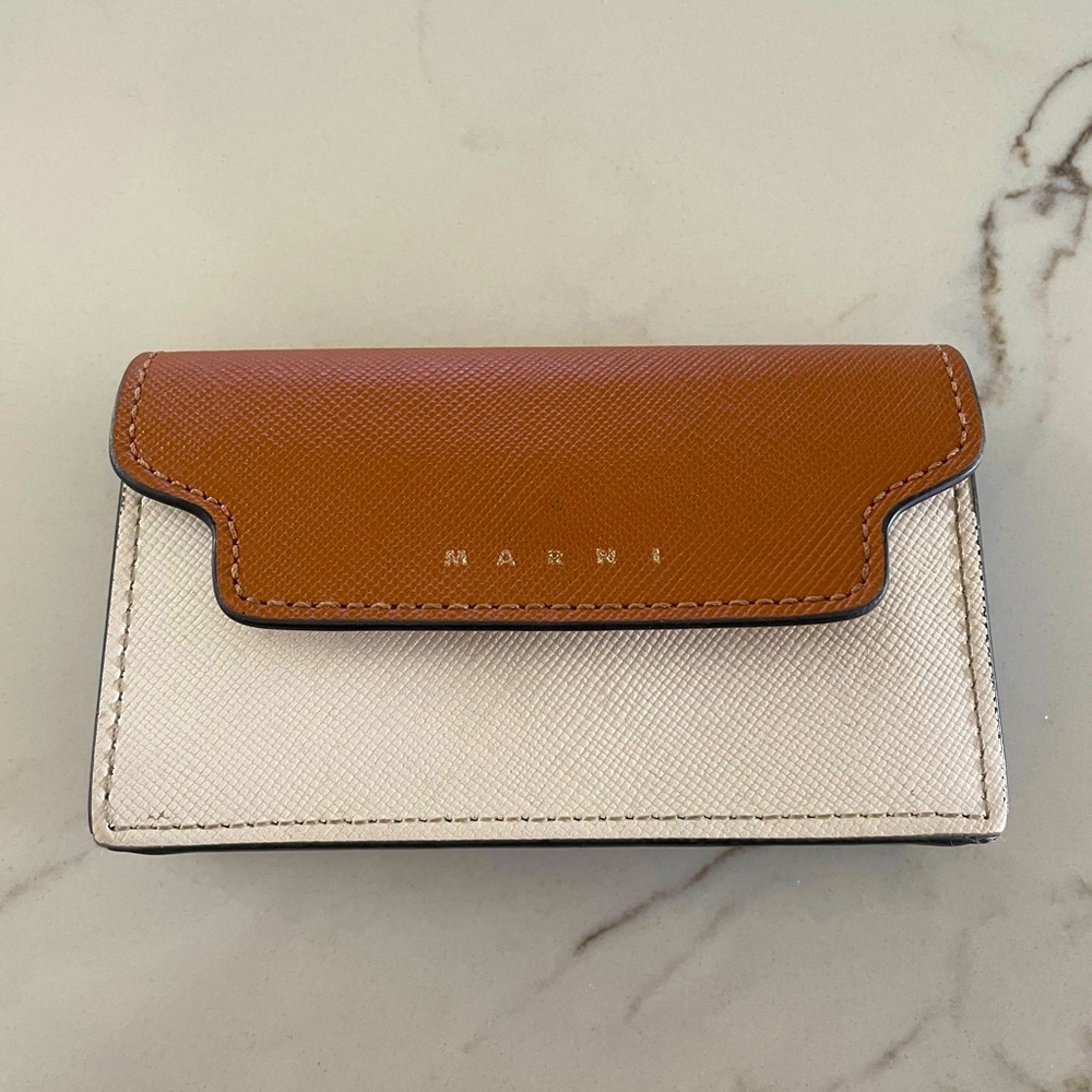 Marni Tri Color Card Holder Wallet